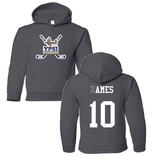 Youth Gildan Charcoal Hoodie