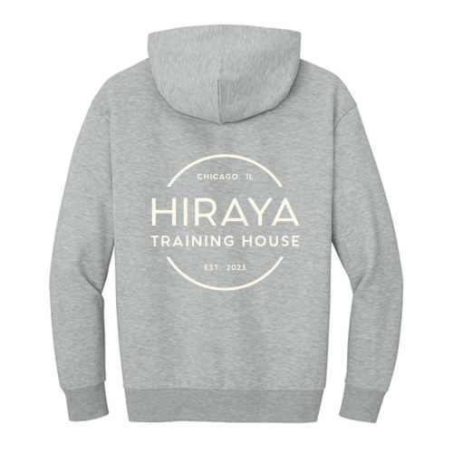 Hiraya Classic Logo Hoodie -- Light Heather Grey