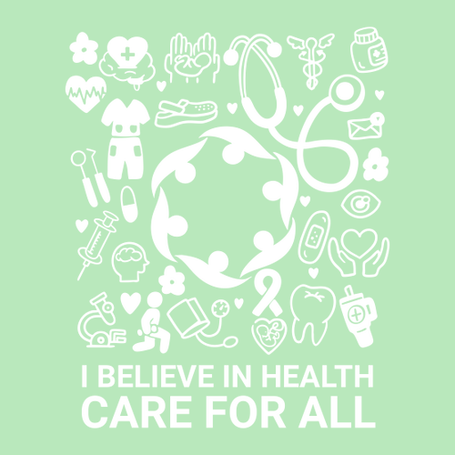 Health Care For All Gildan SoftStyle Cotton T-Shirt -- Mint Green