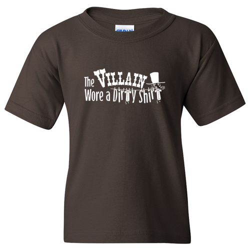 The Villian Wore a Dirt Shirt Youth Tee