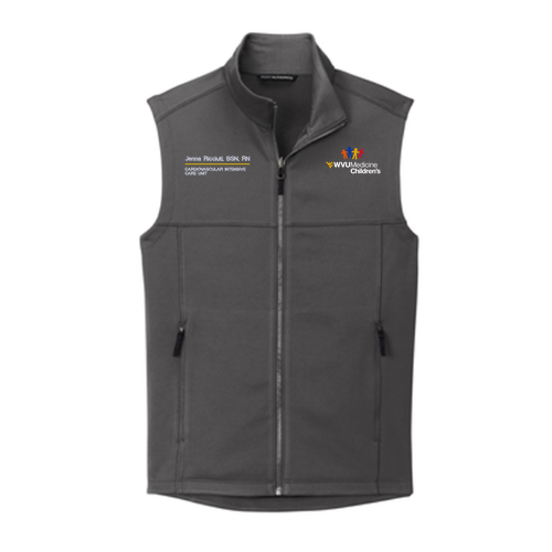 Port Authority Collective Smooth Fleece Vest -- Graphite