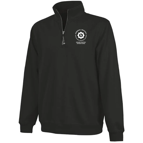 Charles River Women's Crosswind Quarter Zip Sweatshirt -- Black