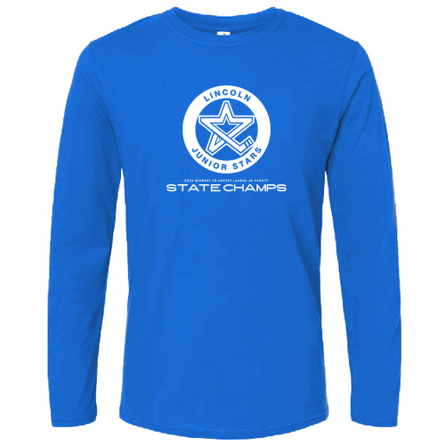 Gildan Softstyle Longsleeve T Shirt -- Royal