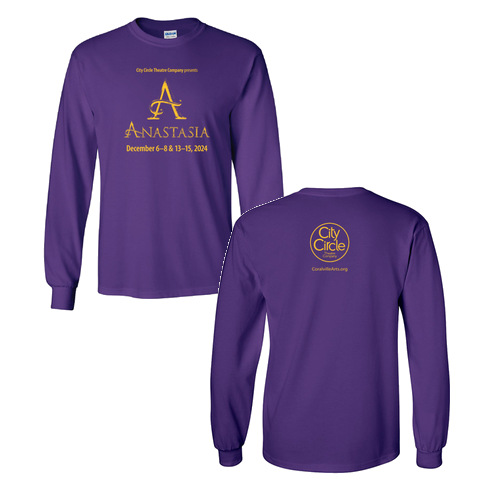 Gildan Ultra Cotton Longsleeve Basic T-Shirt -- Purple