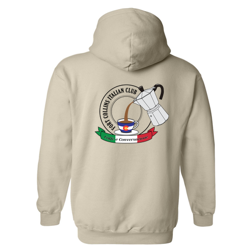 50/50 Cotton/Poly Hoodies -- Sand