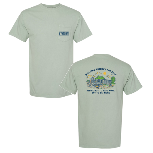 Comfort Colors Unisex Garment-Dyed Heavyweight Pocket T-Shirt -- Bay