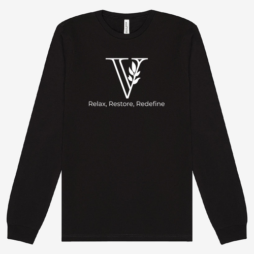 Valenti Bella Canvas Unisex Jersey Longsleeve -- Black