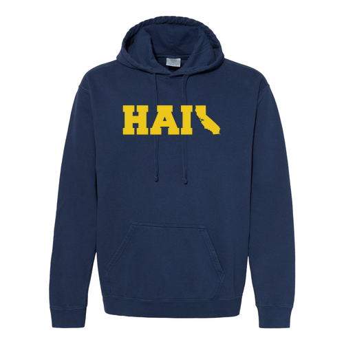Comfort Colors Garment Dyed Hooded Pullover Sweatshirt -- True Navy
