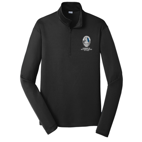 Sport-Tek PosiCharge Competitor Quarter Zip Pullover -- Black