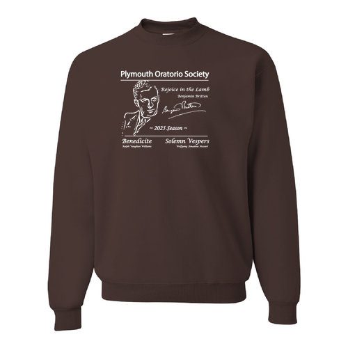 Jerzees 8 Oz., 50/50 Nublend Fleece Crewneck Sweatshirt -- Chocolate
