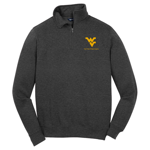 Sport Tek Quarter Zip Sweatshirt -- Graphite Heather