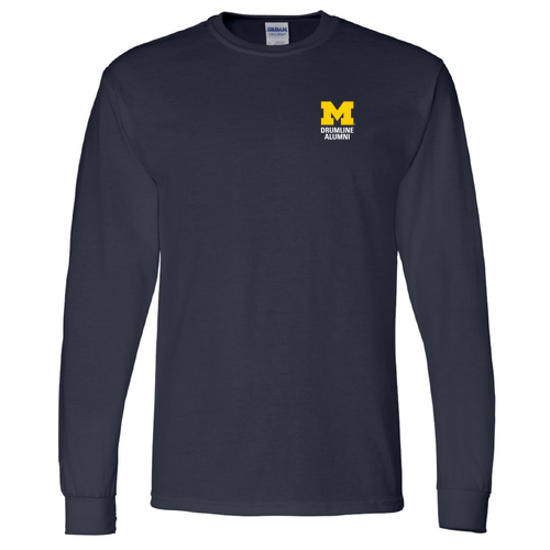 Gildan DryBlend 50/50 Longsleeve T-Shirt -- Navy