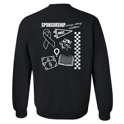 Gildan Heavy Blend Crew Neck Sweatshirt -- Black