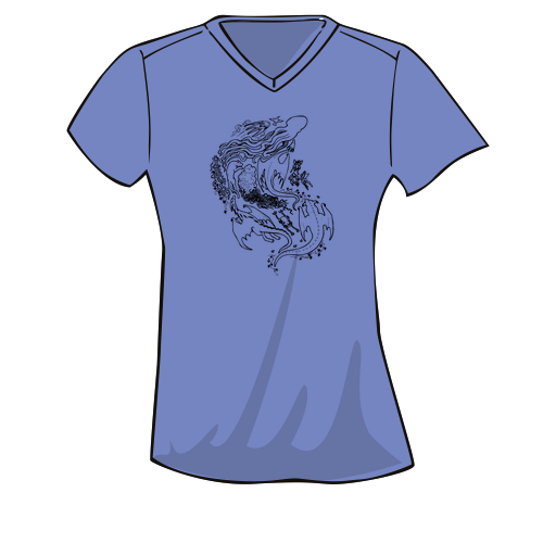 Kastlfel Women's RecycledSoft V-Neck T-Shirt -- Violet