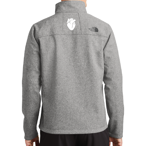 Cardiology North Face Soft Shell Jacket -- Medium Grey Heather
