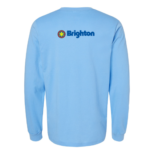 Brighton Logo 2 Full color -- Long Sleeve Carolina Blue