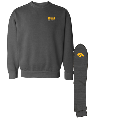 Comfort Colors Crewneck Sweatshirt -- Pepper