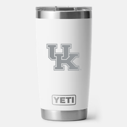UK Laser Engraved YETI 20 oz Rambler Tumbler -- White