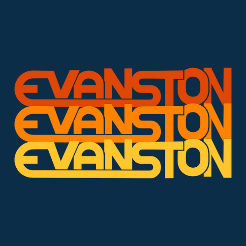 Evanston x3 T-Shirt -- Navy