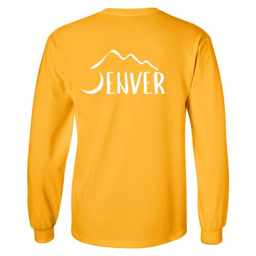 Gildan Ultra Cotton Longsleeve Basic T-Shirt -- Gold