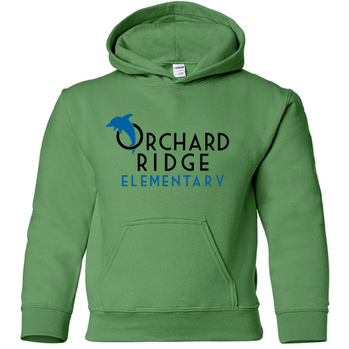 Youth Gildan Heavy Blend Hooded Sweatshirt -- Irish Green