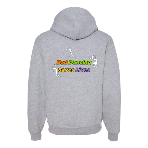 Jerzees 8 oz 50/50 Nublend Adult Hooded Sweatshirt -- Athletic Heather