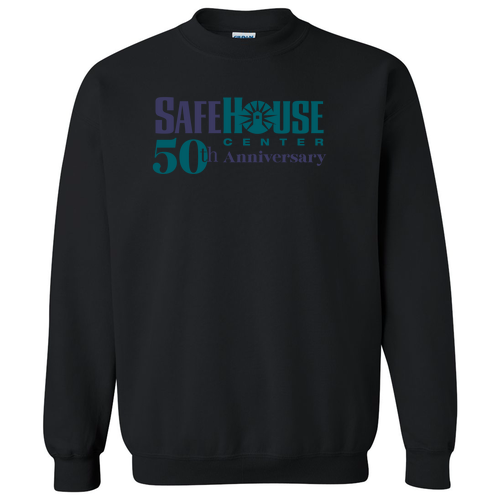 Crew Neck Sweatshirt -- Black