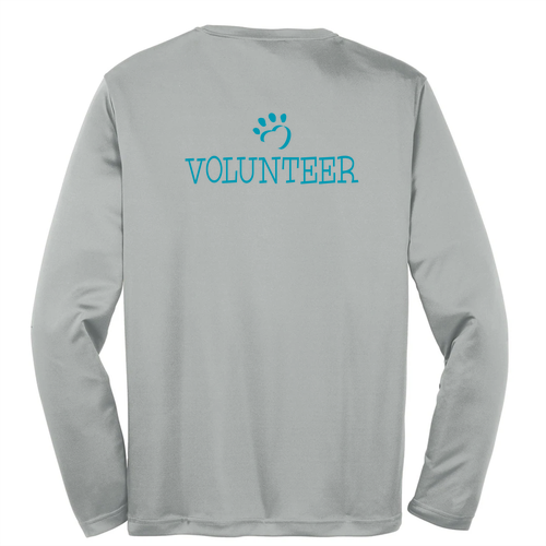Sport Tek Long Sleeve Competitor Wicking T-Shirt -- Silver