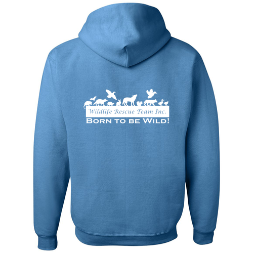 Jerzees 8 oz 50/50 Nublend Adult Hooded Sweatshirt -- Columbia Blue