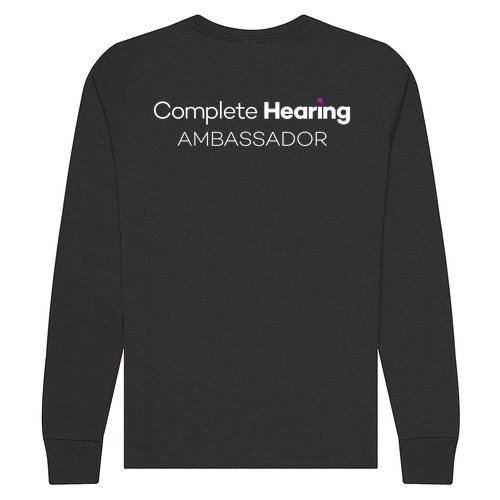 Youth Ambassador Long-Sleeve Tee -- Dark Grey Heather