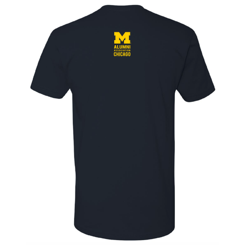 Next Level Soft Short Sleeve Tee -- Midnight Navy, Flag Logo