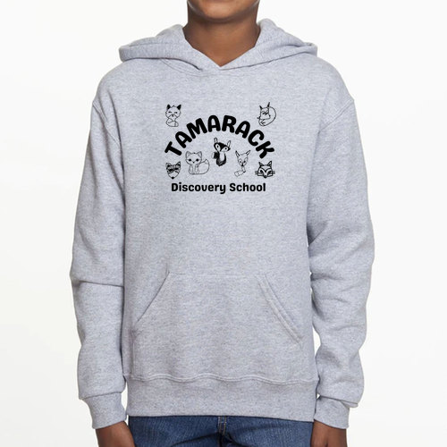 Jerzees 8 Oz., 50/50 Nublend Hooded Pullover Youth -- Athletic Heather