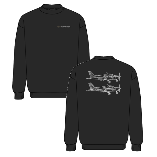 Black Crew Neck Sweatshirt