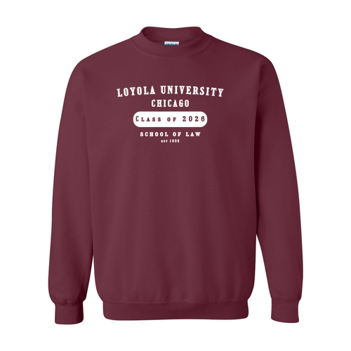 Class of 2026 Crewneck Sweatshirt -- Maroon