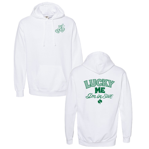 Comfort Colors Unisex Garment-Dyed Hooded Sweatshirt -- White