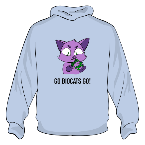 Catnip Hooded Sweatshirt -- Light Blue