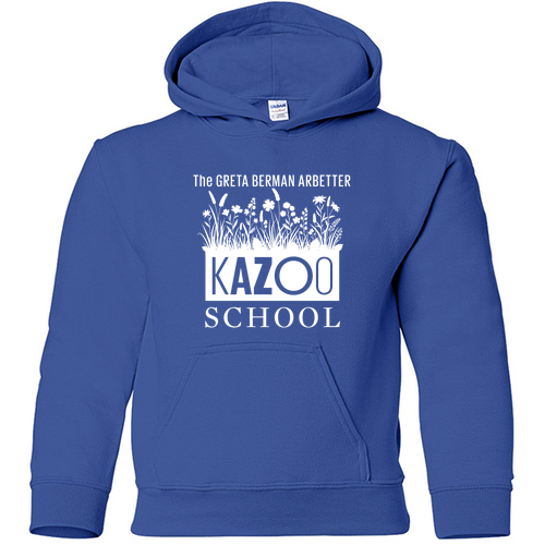 Gildan Heavy Blend Youth Hooded Sweatshirt -- Royal