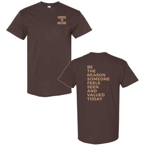 Gildan Heavy Cotton Basic T-Shirt -- Dark Chocolate