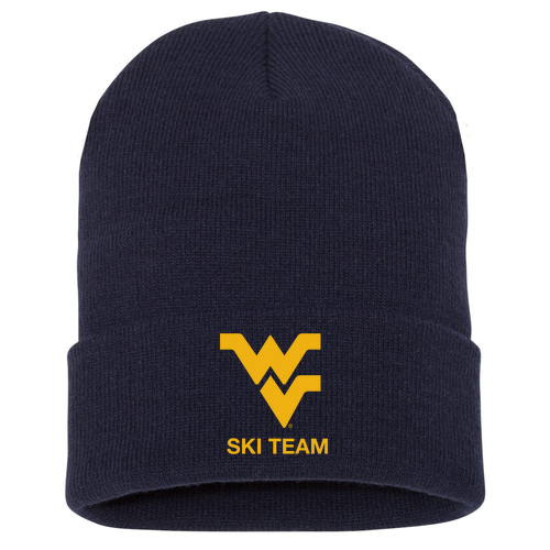 Yupoong Knit Hat with Cuff -- Navy