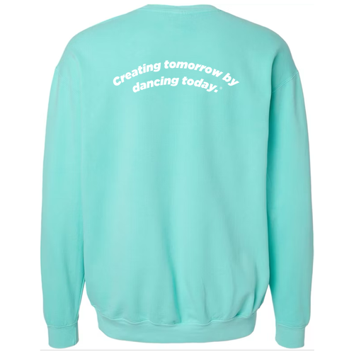 Comfort Colors Lightweight Adult Ringspun Crewneck Sweatshirt -- Chalky Mint
