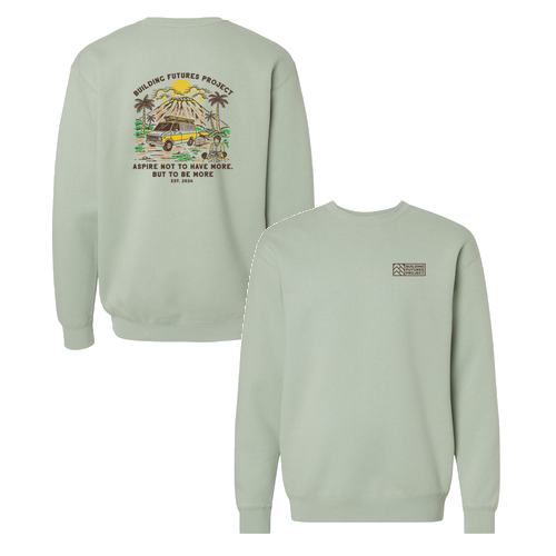 Independent Trading Co. Heavyweight Crewneck Sweatshirt -- Dusty Sage