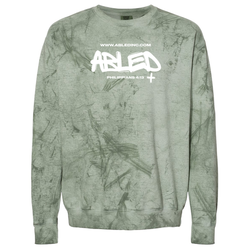 Comfort Colors Adult Color Blast Crewneck Sweatshirt -- Fern