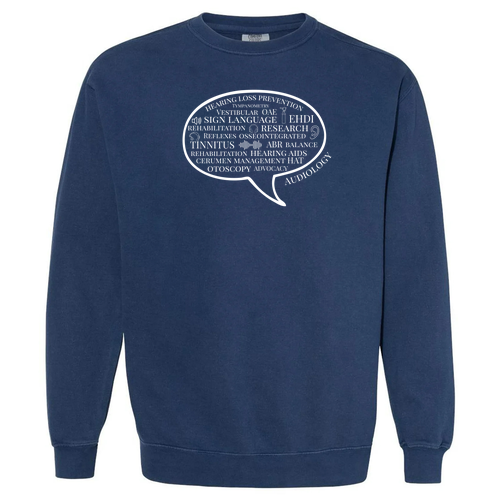 Comfort Colors Adult Crewneck Sweatshirt -- True Navy