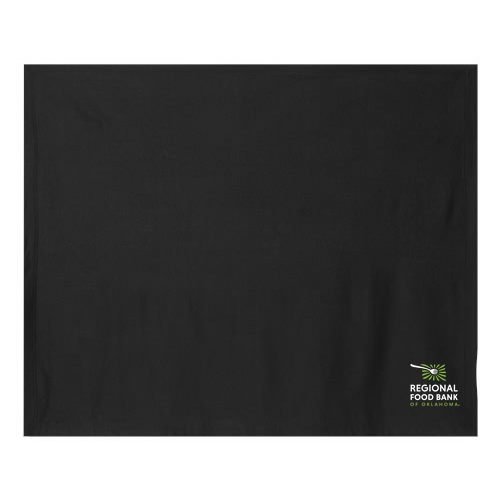 GIldan Heavy Blend Fleece Stadium Blanket -- Black