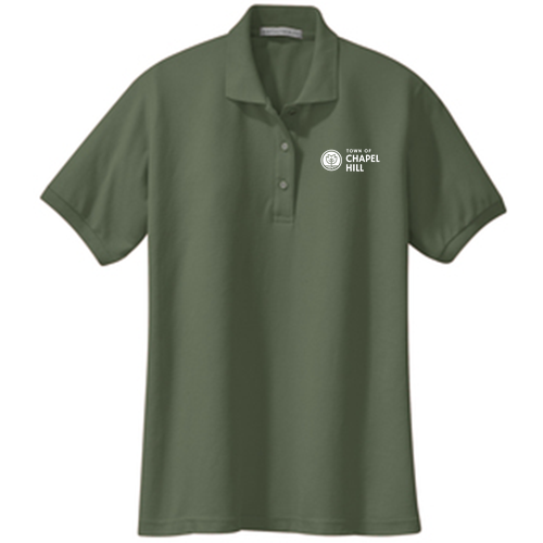Port Authority Ladies Silk Touch Sport Shirt. -- Clover Green