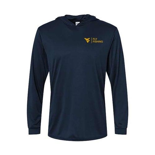 Paragon Bahama Performance Hooded Long Sleeve T-Shirt -- Navy