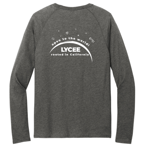 District Featherweight French Terry Long Sleeve Crewneck -- Washed Coal