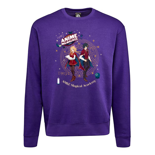 J. America BTB Fleece Crew -- Purple