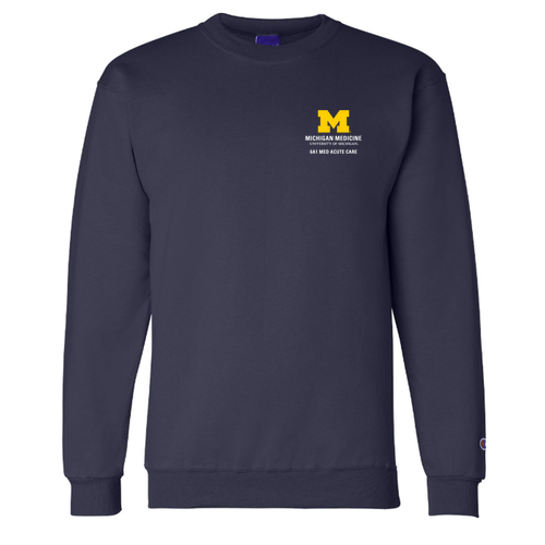 Mens/Unisex Champion Powerblend Crewneck Sweatshirt -- Navy