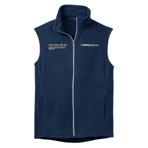 Port Authority Microfleece Vest -- True Navy